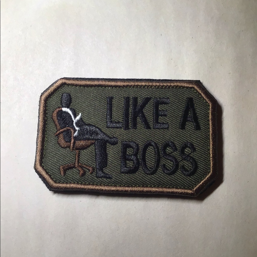 Like A Boss Hook & Loop Patch